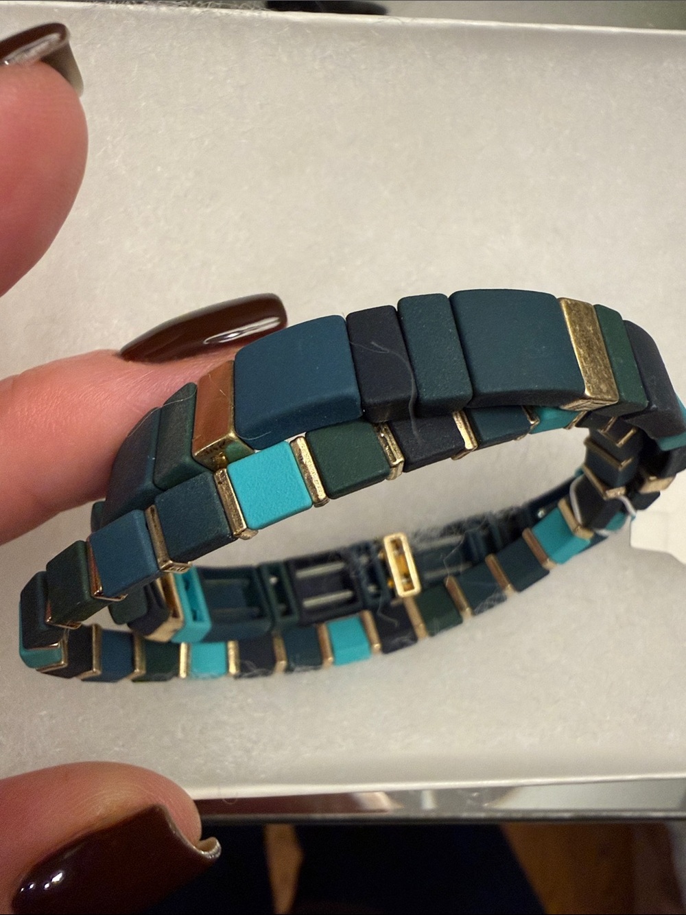 Beaded bracelet set
